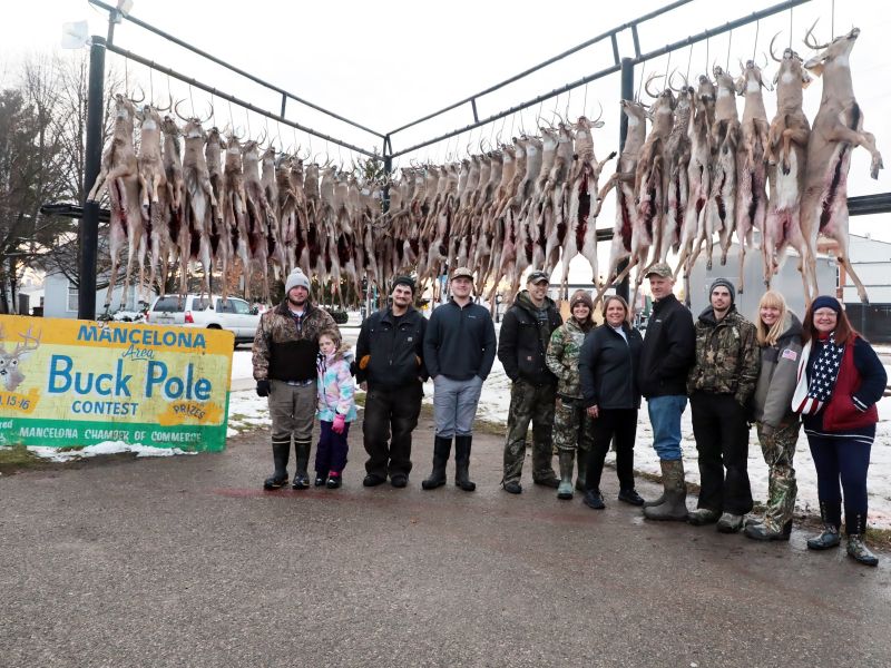 20211116 mancelona 67th buck pole 2021